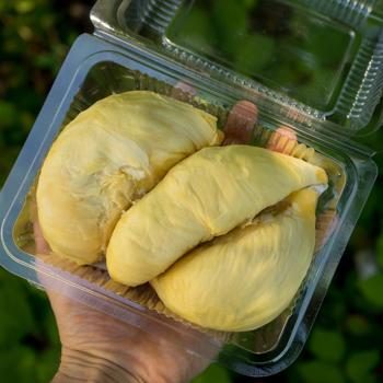 Durian Mon Thong geschält