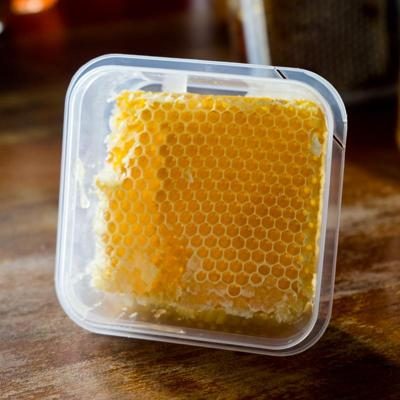 Orange Comb Honey raw