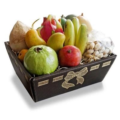 Corbeille de Fruits exotiques Exquis
