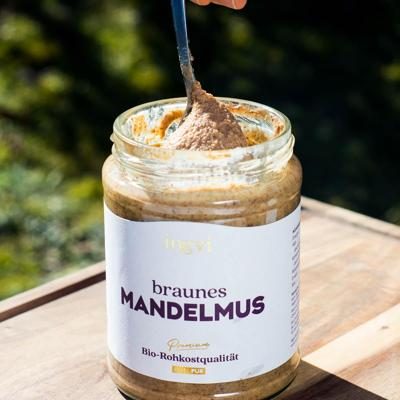 Mandelmus braun bio & roh Ingvi 500g