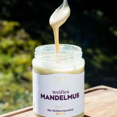 Mandelmus weiß bio & roh Ingvi 500g