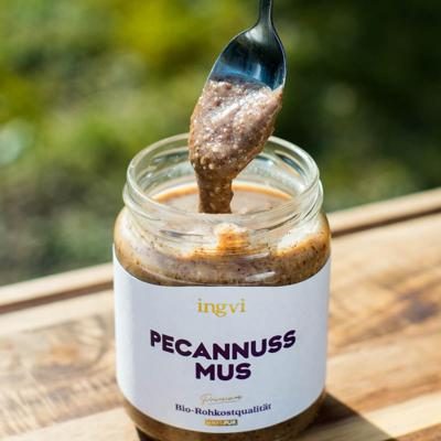 Purée de Noix de Pécan bio & crue Ingvi 250g