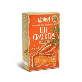 Organic Raw Crackers Carrot Lifefood