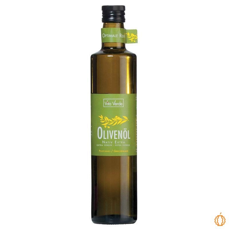 Huile d'olive Extra bio & crue (Peloponnese) 500mL