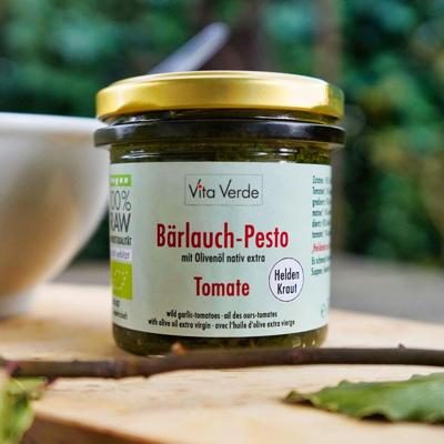 Heldenkraut BärlauchTomaten-Pesto bio & roh 165mL