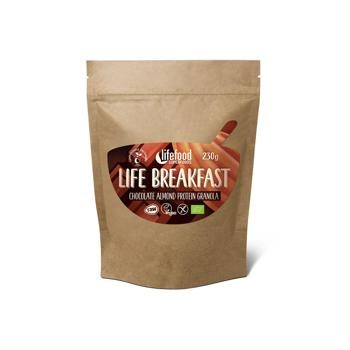 Life Breakfast Granola Schokolade Mandeln Protein bio & roh Lifefood
