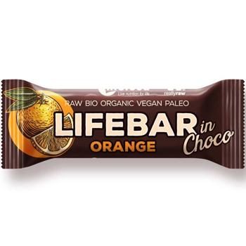 Barre InChoco Orange bio & crue Lifefood