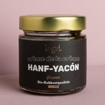 Pâte à tartiner Graines de Chanvre et Yacon bio & crue Ingvi 200g